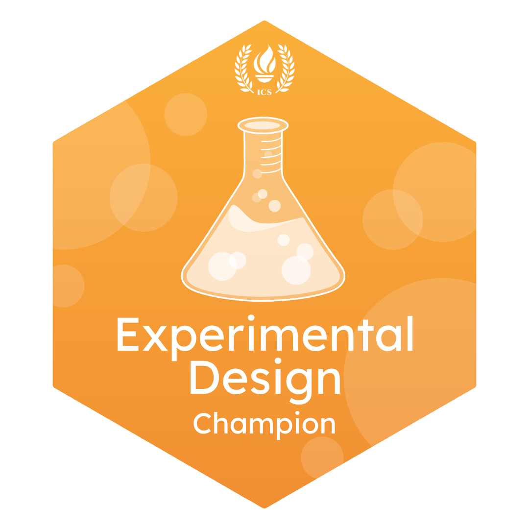 Experimental Design badge